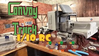 Rubber Duck mack truck from the movie Convoy rc Radio control semi 1/10 not Tamiya 1/14 replica tank