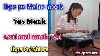 Ibps po Mains 2024 ( Mock Analysis ) #sbipo #ibpspo #bankexam