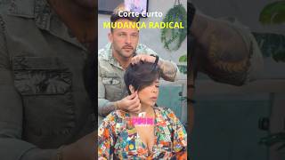 Corte Curto MUDANÇA RADICAL - #shorts #hair #haircut #shorthair #hairstyle #cabelocurto