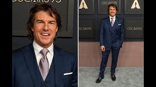 Tom Cruise debuts striking new look at Academy Awards luncheon