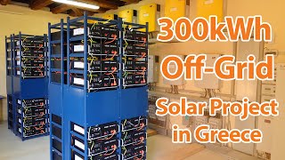 Massive 300kWh Energy Storage US5000 Pylontech Installed in Greece -Mount Athos- Off Grid Solar