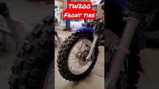 TW200 front tire alternative! #dualsport #tw200