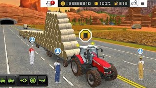 Best Gameplay Farming Simulator 18 Wheat 🌾 Bales Cow Storage