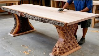 You Should See: A Wonderful Garden Table Created From The Hands Of A Young Carpenter