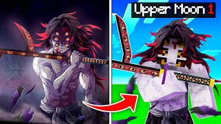 I Became UPPER MOON 1 in Demon Slayer Minecraft Mod