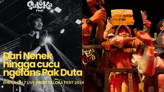 Konser Sheila on 7 Terbaru Live Saloka Fest Semarang 2024