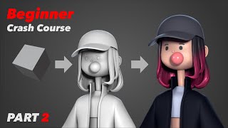 Beginner 3D Character Modeling Crash Course  Part 2