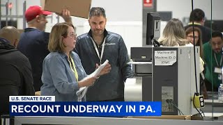 Recount in Senate race between Bob Casey and Dave McCormick now underway in Pennsylvania