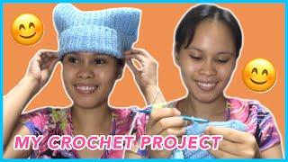 WORK FROM HOME LIFE: DOING MY CROCHET PROJECT | I TRANSFERRED TO NIGHT SHIFT || Lhara Barnig 🌷