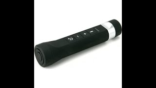 bluetooth torch light and media player