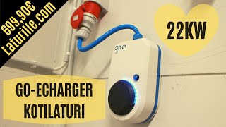 go-eCharger - 22kW ½kiinteä latauspiste lyhyesti