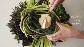 Learn how to make a vegetable platter