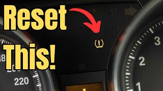 How to reset the tire pressure indicator light (2013-2016 Honda Accord)