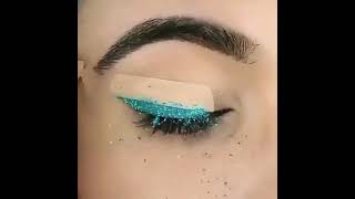 Beautiful eye makeup tutorial | beauty tips and tricks | Satisfying slime Eyeshadow |BeautyMakeup