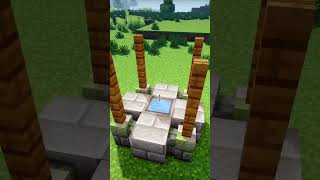 build an easy well in minecraft!!!!😱😱#minecraft #shorts