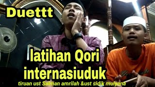 latihan Qori tiruan ust Salman amrilah & ust sidik mulyana !!! terbaru