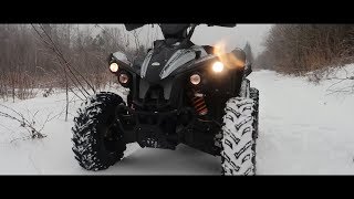 Aventura cu ATV-ul prin muntii Aninei iarna | Exploring with Daniel