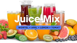 Jus Sehat Mix Apel+Lemon+Wortel+Tomat - Resep Jus Mix - nilamstore