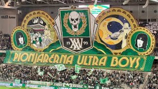 Hammarby - Häcken (2:0) 2024 ULTRA BOYS 25 ÅR TIFO