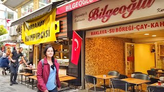 Delicious Baklava in Kadıköy, Istanbul Food Tour 🥄🍨🍰☕