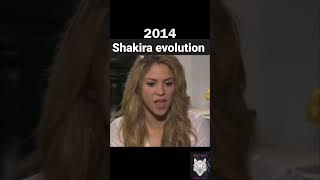 The Evolution Of Shakira #shorts #evolution #shakira