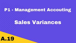 P1 | Sales Variances | CIMA | cimaselfstudy.com | Free CIMA Study Materials