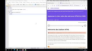 Tuto vidéo : découvrir du codage en HTML