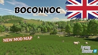 "BOCONNOC" FS22 Map Tour/Review | New Mod Map | Farming Simulator 22 | PS5