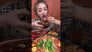 ASMR | China , eating fast  , Nooldes sea food china noodles