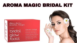 Aroma magic bridal glow facial kit for dull damage skin | facial for bridal & dry skin