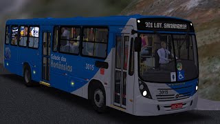 Proton Bus Simulator com Neobus mega da Cidade das Hortênsias, carro 3015.