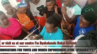 Naminyenya tayogera naye akola amasweta okukamala .All  INNOVATIONS FOR YOUTH AND WOMEN EMPOWERMENT