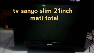 tv sanyo slim mati total