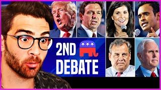 Republicans Face Off in Fiery Debate | HasanAbi reacts to Second Republican Debate