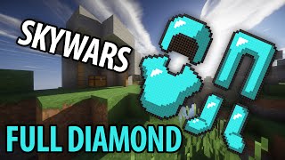 Skywars: "Full Diamond in NORMAL Mode" - Hypixel Skywars Clips #8 - Minecraft // defib