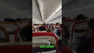 Inside airIndia flight. #airindia #airindiaflight