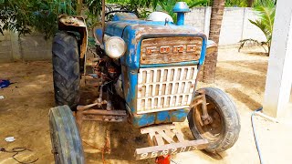 50 Years Old Ford Tractor 3000 Operate and Start First Check | E-Tech Creator