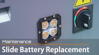 [TAKAMAZ Maintenance]スライドのバッテリ交換/Slide Battery Replacement on Takamaz Machine