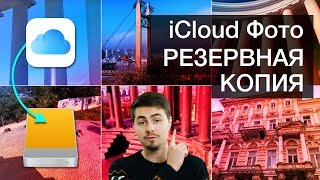 Резервная копия iCloud Фото на внешний диск macOS, Windows