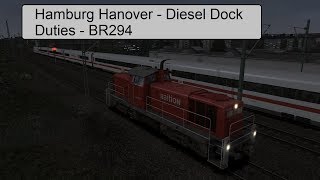 Train Simulator 18 - Hamburg Hanover - Diesel Dock Duties - BR294