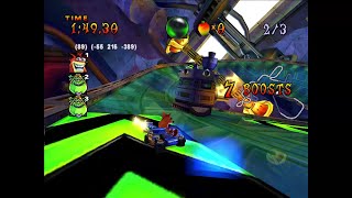 Crash Nitro Kart (July 29, 2003 prototype) - Exploring Boss Races