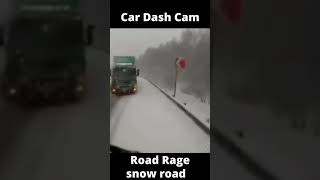 Car Dash Cam | Snow Road |