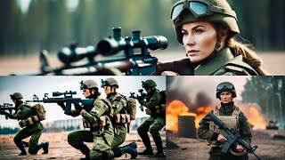 Russian Women in Military_ Training