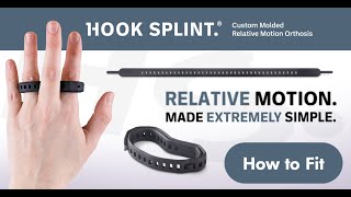 How to fit the Hook Splint™ - RMO