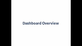 Dashboard Overview