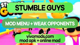 Stumble Guys MOD APK - Weak Opponents + MOD Menu!