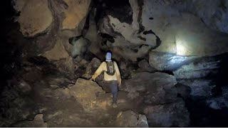 Camping and caving - are we going to find the underground stream?