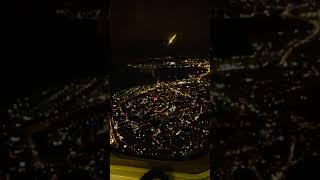 Istanbul city at night from airplane looks so nice 2020 September vlogs 123