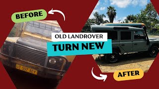 Huyu Fundi ni Balaa! Aboresha old Land Rover Defender 300 TDI to New