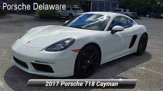 Certified 2017 Porsche 718 Cayman 6 SPEED, Newark, DE R2084A